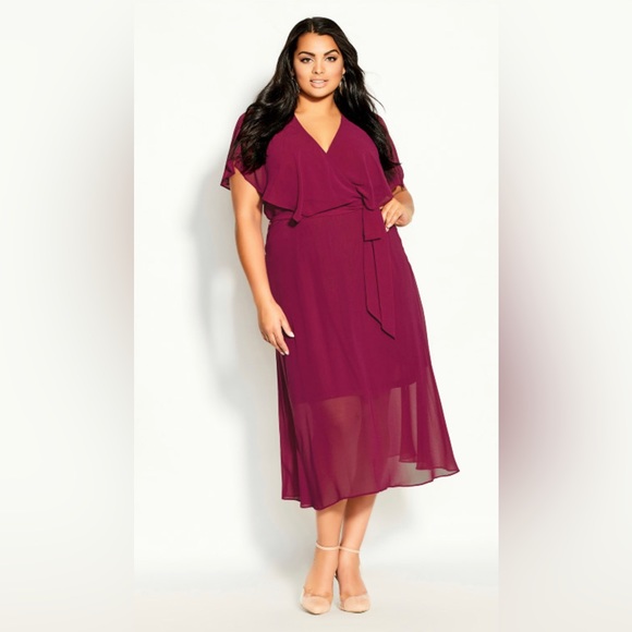 City Chic Dresses & Skirts - City Chic Softly Tied Dress